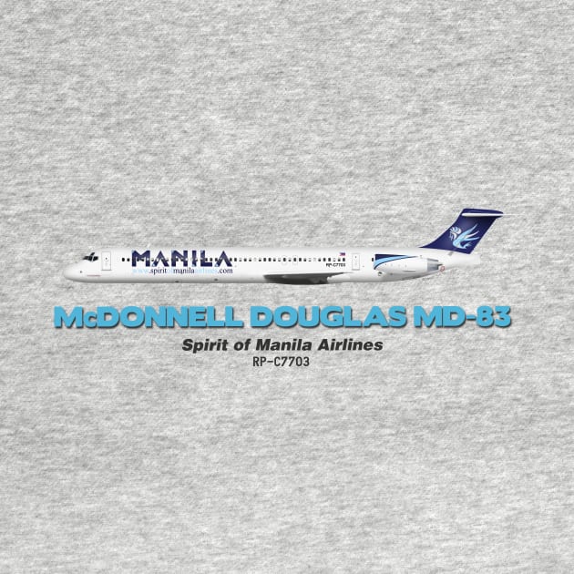 McDonnell Douglas MD-83 - Spirit of Manila Airlines by TheArtofFlying